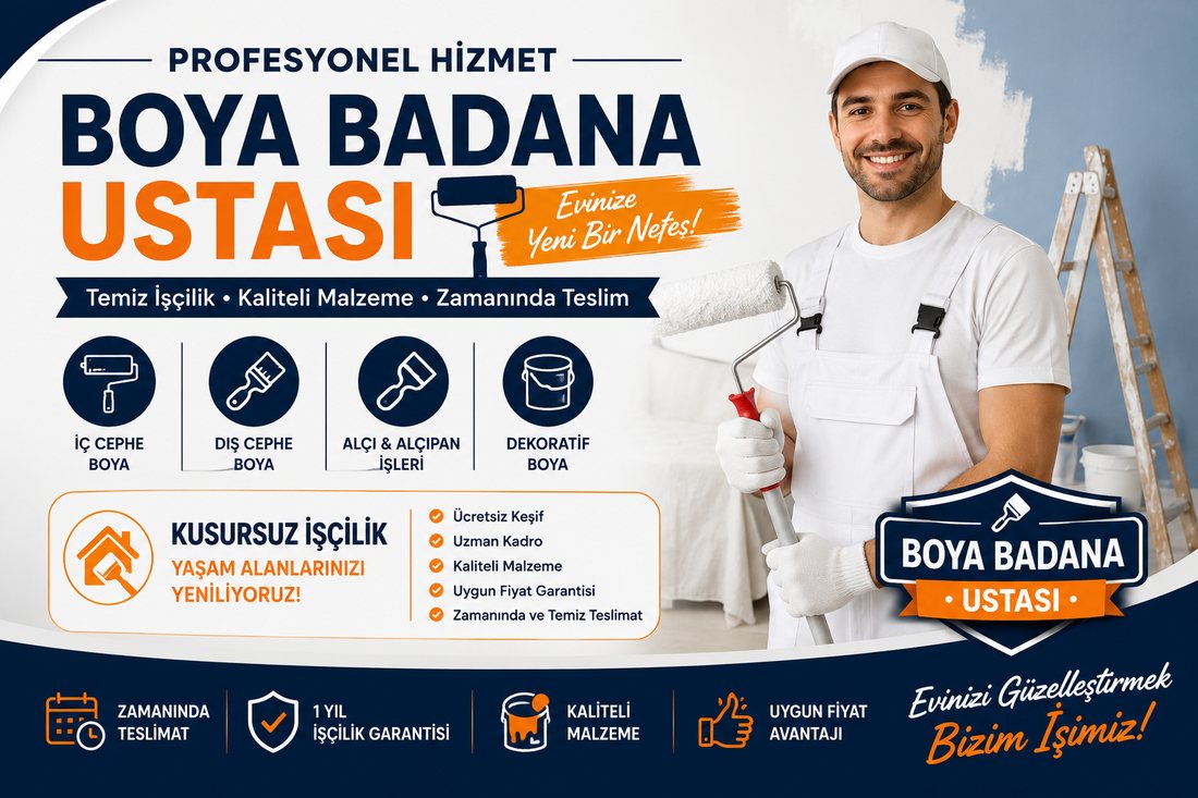 Mordoğan boya badana ustası – profesyonel boyacı